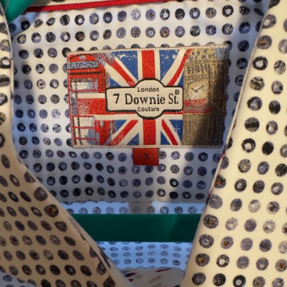 7 Downie St. Short Sleeve Shirt - Size L (7) - Picture 3 of 3